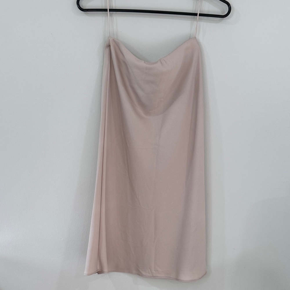 River Island Cream Petite slip neutral versatile sleeveless Dress